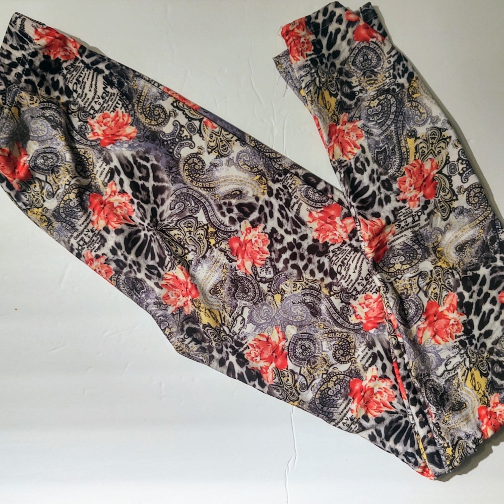 Animal/Floral Print Legging/M-L/ Super Soft feel